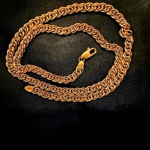 Italian 18 inch 18k gold link necklace - I0.25 grams
